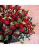 81 Red Rose Arrangement